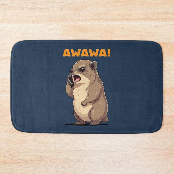 Item preview, Rock Hyrax Awawa Funny On Phone Groundhog Dassi designed and sold by d247.