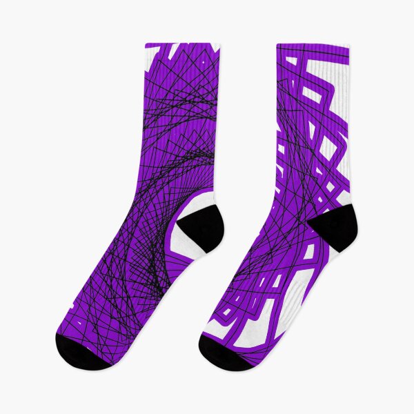 Item preview, Abstract geometric pattern - purple designed and sold by K.S ART.