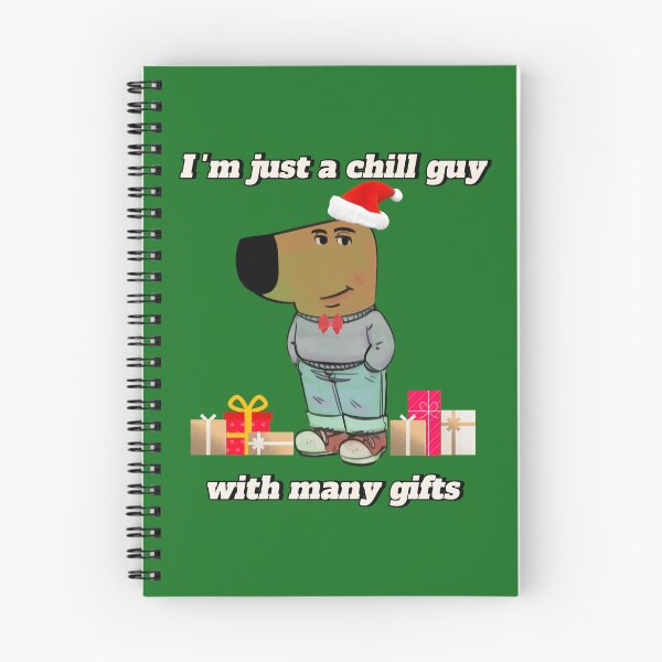 Item preview, I'm Just a Chill Guy with many gifts designed and sold by Sototos® ⭐⭐⭐⭐⭐.