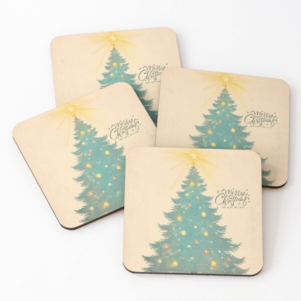 Item preview, Vintage 1950s simplistic decorated Christmas designed and sold by The Art of Kkatarynka.