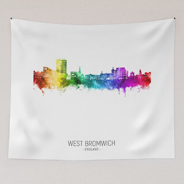 Item preview, West Bromwich England Skyline designed and sold by ArtPrints.
