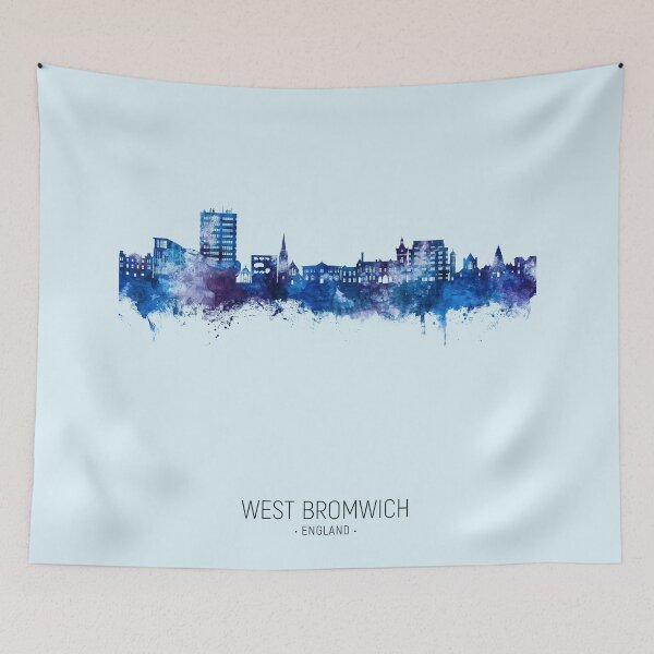 Item preview, West Bromwich England Skyline designed and sold by ArtPrints.