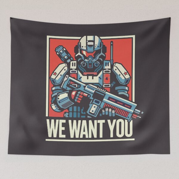 Item preview, Tech Soldier Propaganda Graphic designed and sold by Creative Magia.