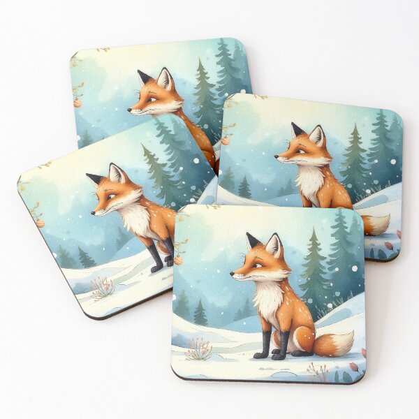 Item preview, A Fox in the Winter Forest designed and sold by Garrulus glandarius.