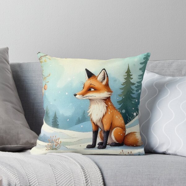 Item preview, A Fox in the Winter Forest designed and sold by Garrulus glandarius.