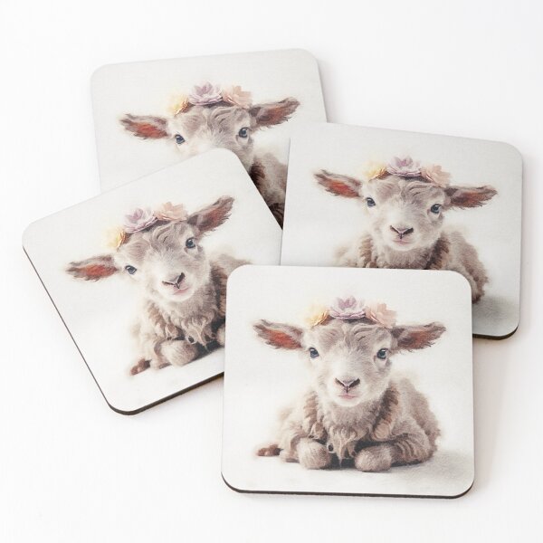Item preview, COZY GOAT CUB by Monika Strigel designed and sold by SunlightStudios.