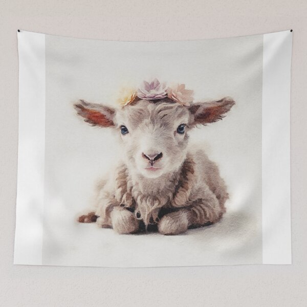 Item preview, COZY GOAT CUB by Monika Strigel designed and sold by SunlightStudios.