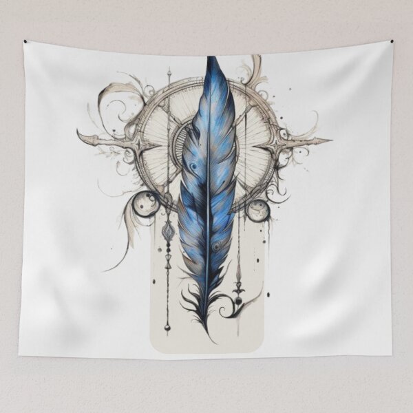 Item preview, Timeflow feather designed and sold by Crimsonandshade.