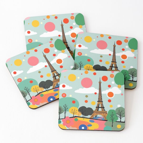 Item preview, Folk art Eiffel Tower designed and sold by GasconyPassion.