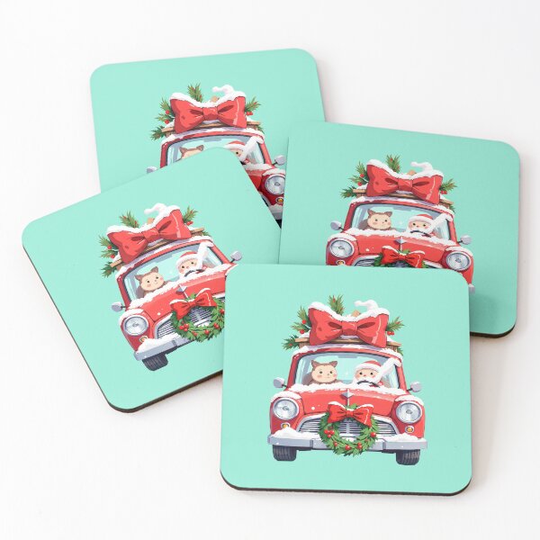 Item preview, Santa's Kawaii Sleigh Ride Minimalist Car Makeover designed and sold by kahida.