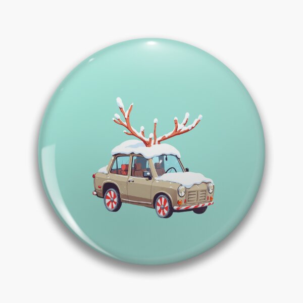 Item preview, Snowy Candy Car Kawaii Reindeer Ride designed and sold by kahida.