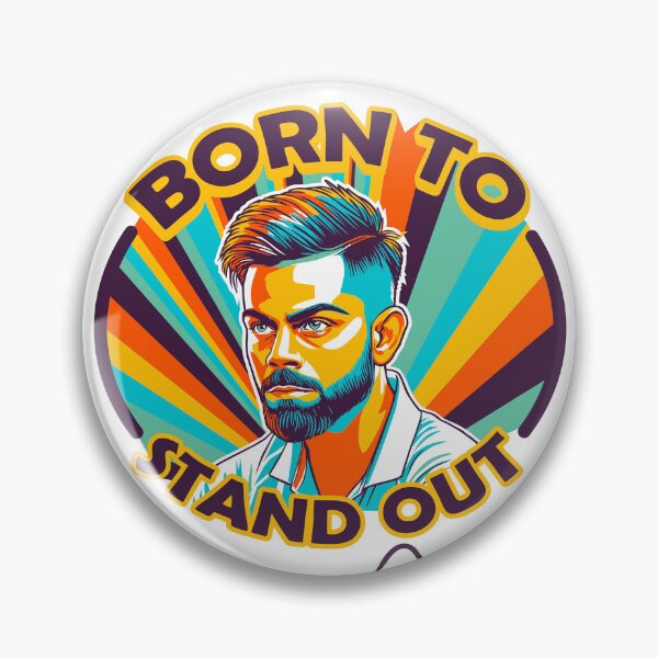 Item preview, Inspired by the geometric WPAP style, this design highlights Virat Kohli in vibrant colors and sharp angles for a modern and bold look. designed and sold by BeetBrush.