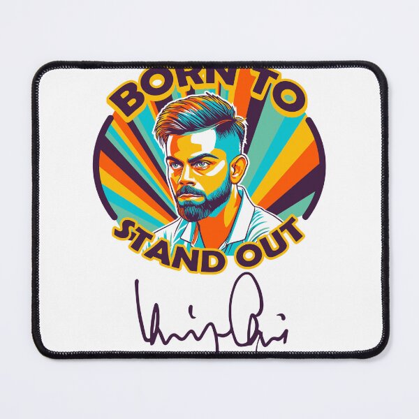 Item preview, Inspired by the geometric WPAP style, this design highlights Virat Kohli in vibrant colors and sharp angles for a modern and bold look. designed and sold by BeetBrush.