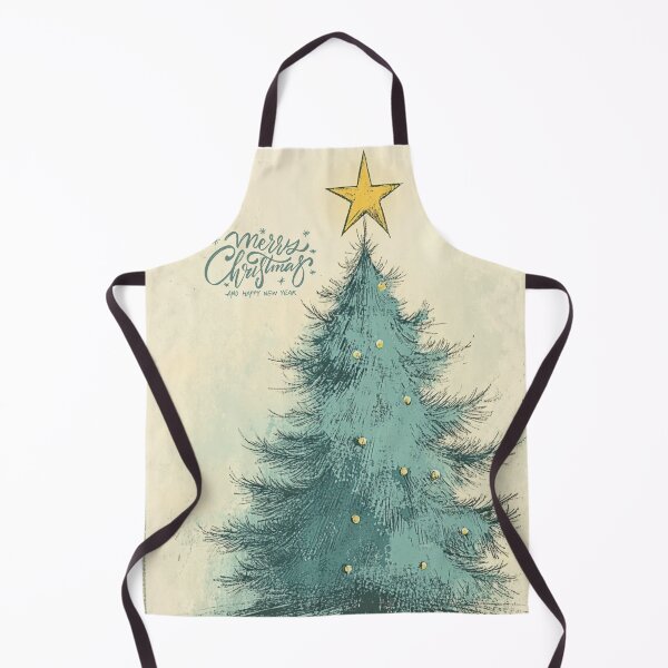 Item preview, Vintage 1950s simplistic decorated Christmas Tree designed and sold by The Art of Kkatarynka.