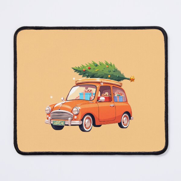 Item preview, Kawaii Christmas Car Starry Wreath Ride designed and sold by kahida.