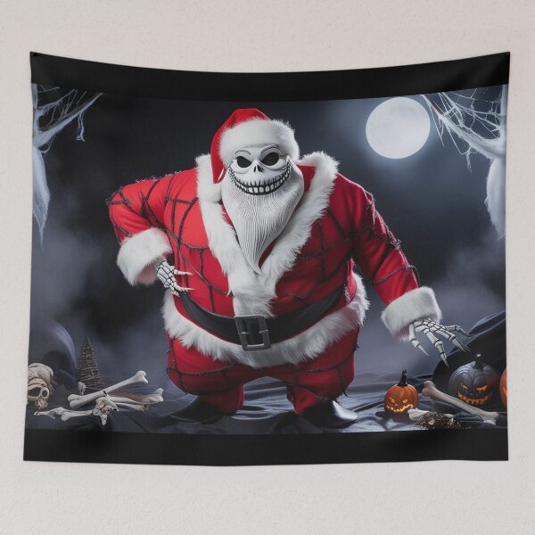 Item preview,  A Horror Santa illustration Merry terror Christmas! designed and sold by Vintage Designs +.