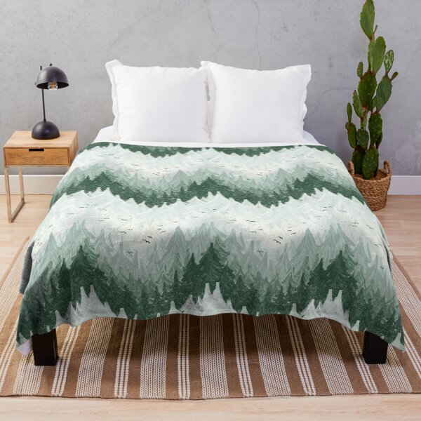 Item preview, foggy forest chevron designed and sold by kobyakov.