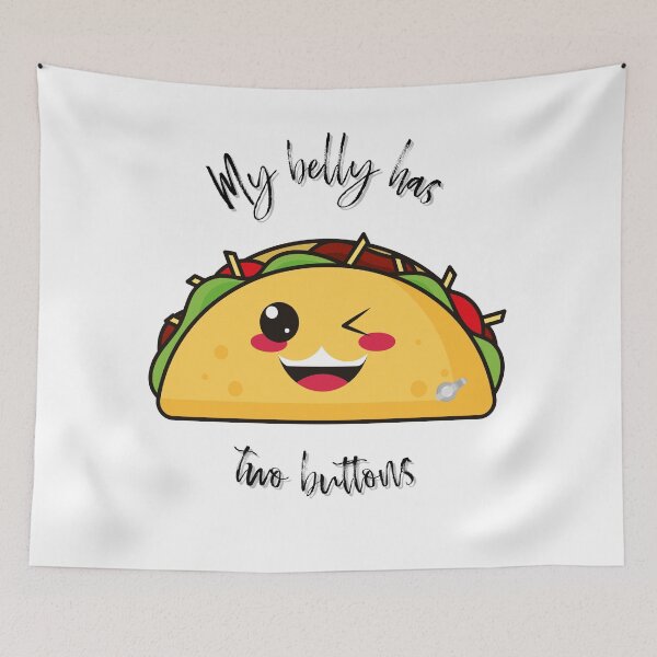 Item preview, My Belly has Two Buttons G-Tube Taco designed and sold by MamaCDesigns.