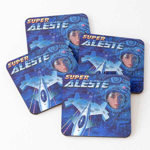 Item preview, Super Aleste Game Cover designed and sold by Retr0Tshirts.