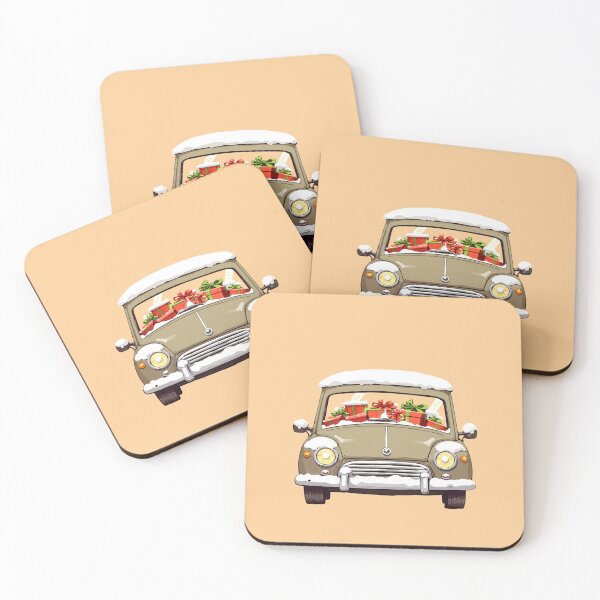Item preview, Snowbound Kawaii Caravan Stacked Presents & Red Ribbon Cheer designed and sold by kahida.