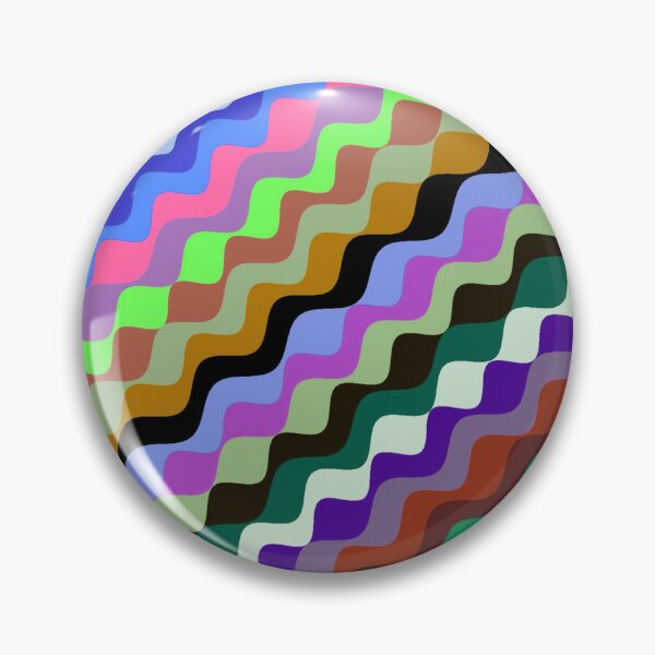 Aperçu de l'œuvre Ondes fractales angulaires multicolores abstraites 2 créée et vendue par SXW Designs.