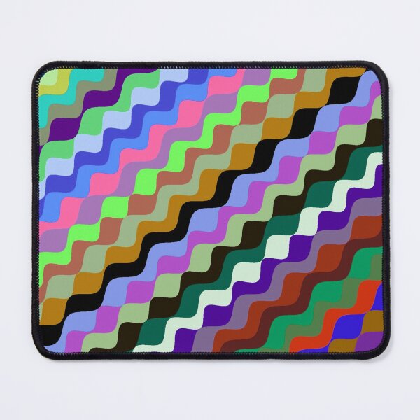 Item preview, Abstract Multicolored Angled Fractal Waves 2 designed and sold by SXW Designs.