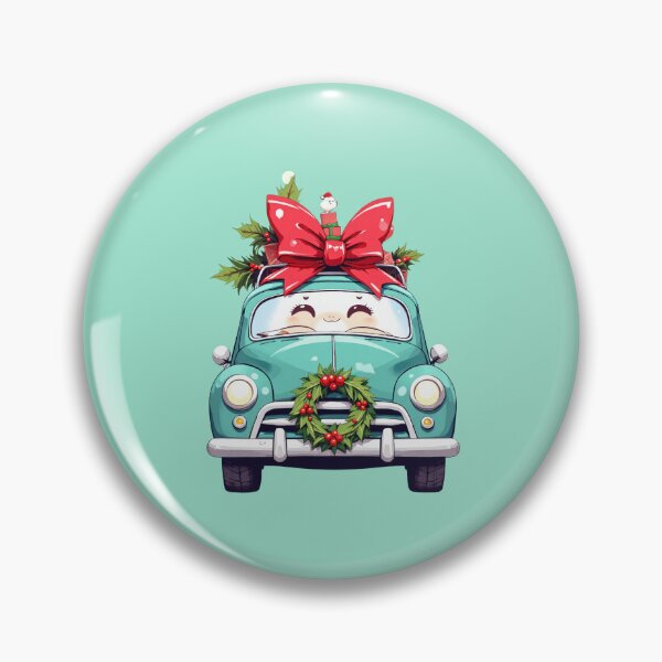 Artikelvorschau, Santas Kawaii-Schlittenfahrt Minimalistisches Auto-Makeover entworfen und verkauft von kahida.