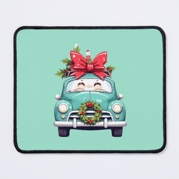 Artikelvorschau, Santas Kawaii-Schlittenfahrt Minimalistisches Auto-Makeover entworfen und verkauft von kahida.