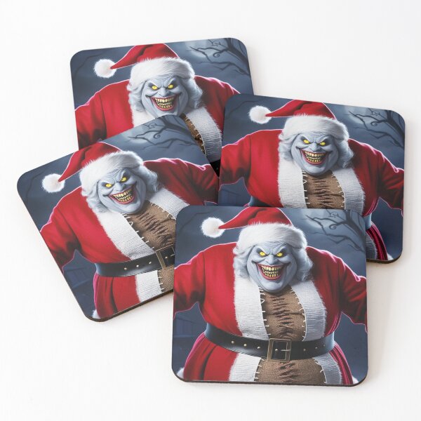 Item preview, A Horror Santa illustration Merry terror Christmas! designed and sold by Vintage Designs +.
