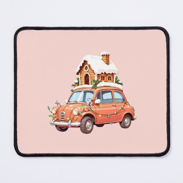 Item preview, Gingerbread Car Delight Kawaii Christmas Sparkle designed and sold by kahida.