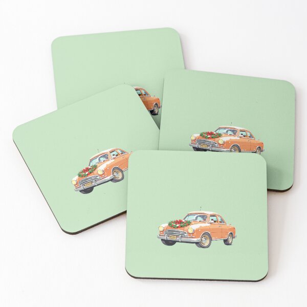 Item preview, Snowy Candy Trail Kawaii Car Celebration designed and sold by kahida.