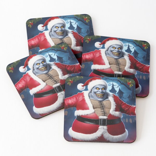 Item preview,  A Horror Santa illustration Merry terror Christmas! designed and sold by Vintage Designs +.