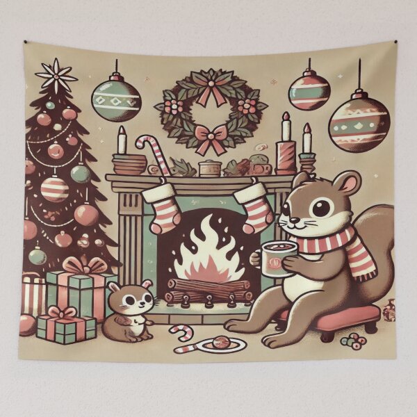 Item preview, Vintage Christmas Critters – Perfect Gift designed and sold by Imaginarium of Chaos falcon88 .
