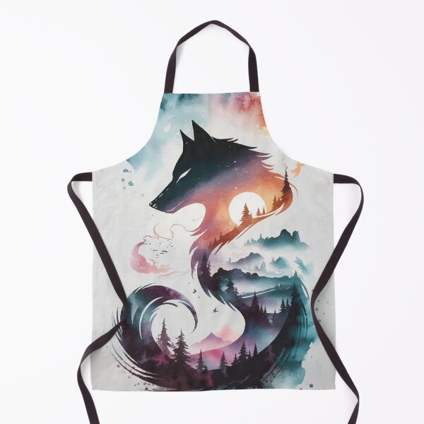 Item preview, Wolf in Watercolors - Wolf Spirit in Artistic Style designed and sold by e-milka.