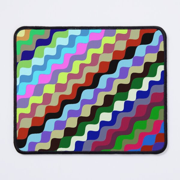 Item preview, Abstract Multicolored Angled Fractal Waves 3 designed and sold by SXW Designs.