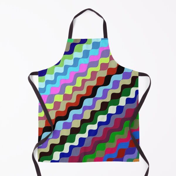 Aperçu de l'œuvre Ondes fractales angulaires multicolores abstraites 3 créée et vendue par SXW Designs.