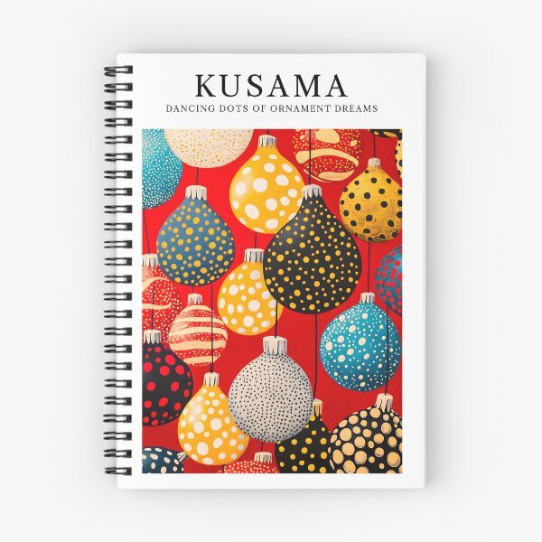 Item preview, Yayoi Kusama Inspired Christmas Poster: Dancing Dots of Ornament Dreams designed and sold by NomadCanvas.