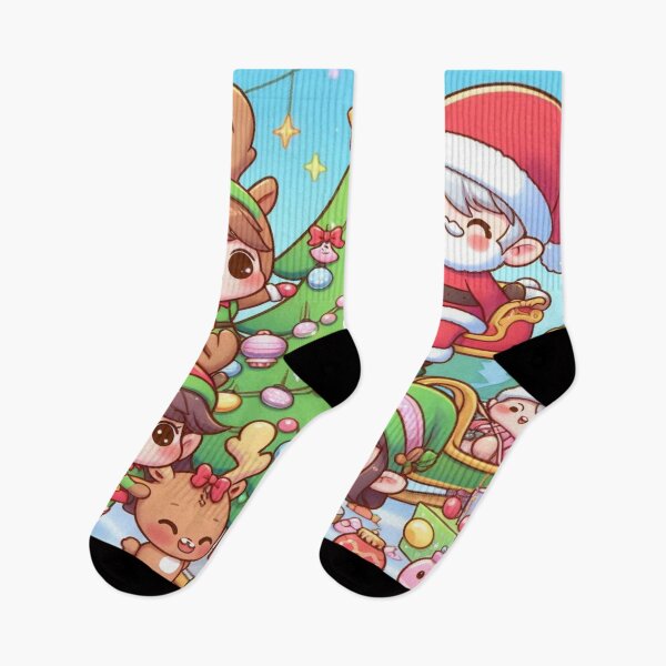 Item preview, Santa’s Kawaii Crew – Perfect Gift designed and sold by Imaginarium of Chaos falcon88 .