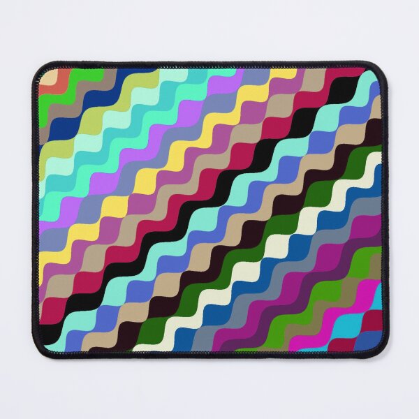 Item preview, Abstract Multicolored Angled Fractal Waves 4 designed and sold by SXW Designs.