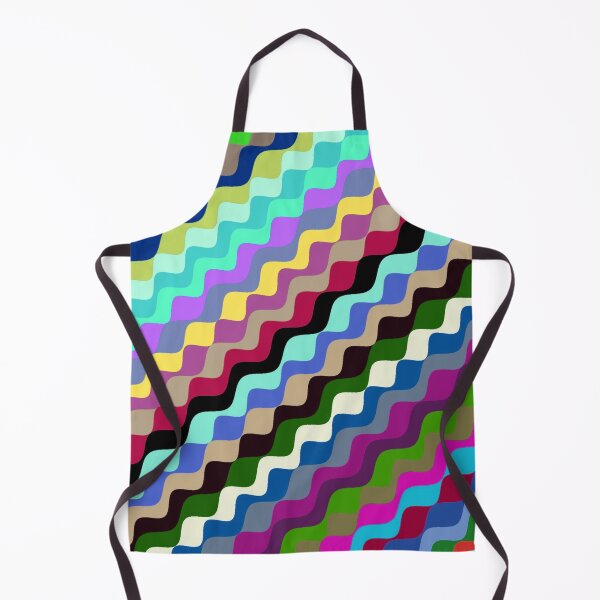 Aperçu de l'œuvre Ondes fractales angulaires multicolores abstraites 4 créée et vendue par SXW Designs.