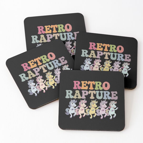 Item preview, Retro Unicorn Rapture - Colorful Pastel Unicorn Design designed and sold by love3617.