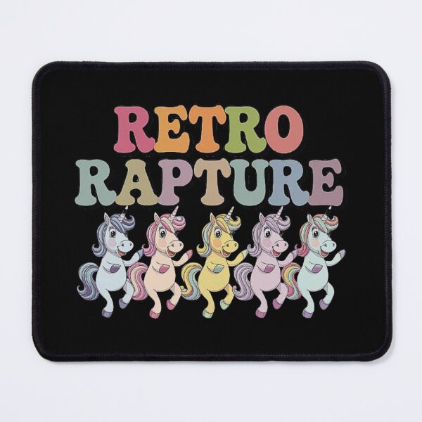 Item preview, Retro Unicorn Rapture - Colorful Pastel Unicorn Design designed and sold by love3617.