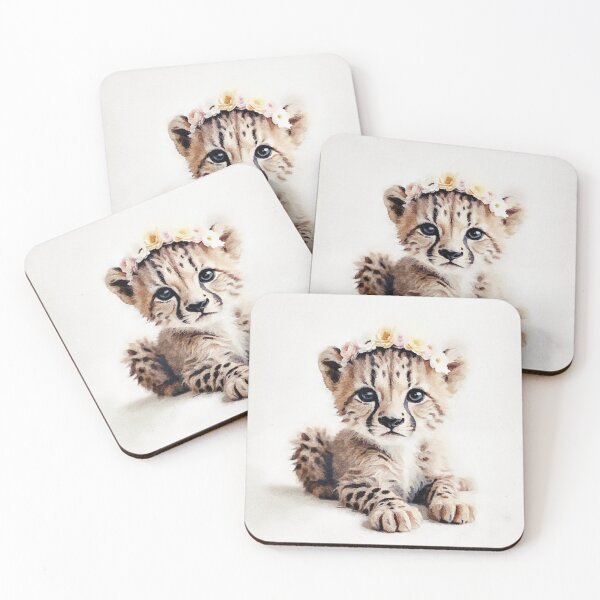 Item preview, COZY CHEETAH CUB by Monika Strigel designed and sold by SunlightStudios.