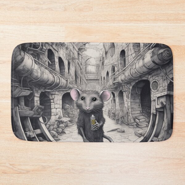 Item preview, Rat Gang Crew Books Graf Artist in His Castle by iServalan in Greyscale designed and sold by Tale Teller Club.
