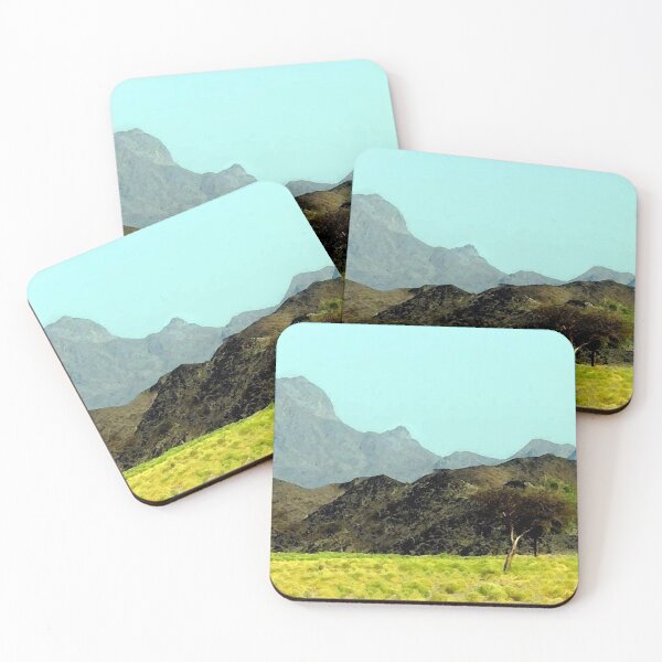 Item preview, trees & mountains in plains oil painting designed and sold by AA-designstore.