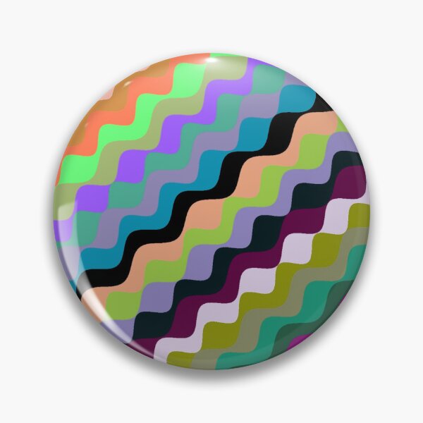 Aperçu de l'œuvre Ondes fractales angulaires multicolores abstraites 5 créée et vendue par SXW Designs.