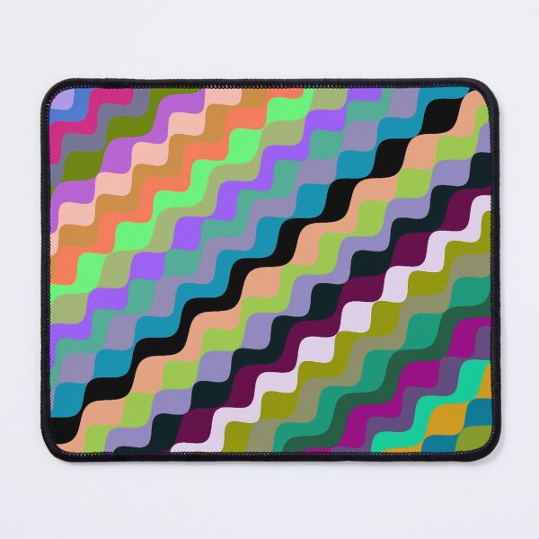 Item preview, Abstract Multicolored Angled Fractal Waves 5 designed and sold by SXW Designs.