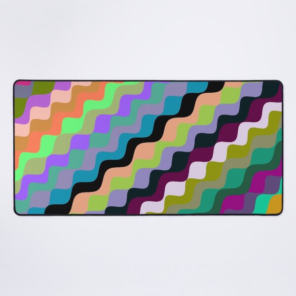Item preview, Abstract Multicolored Angled Fractal Waves 5 designed and sold by SXW Designs.