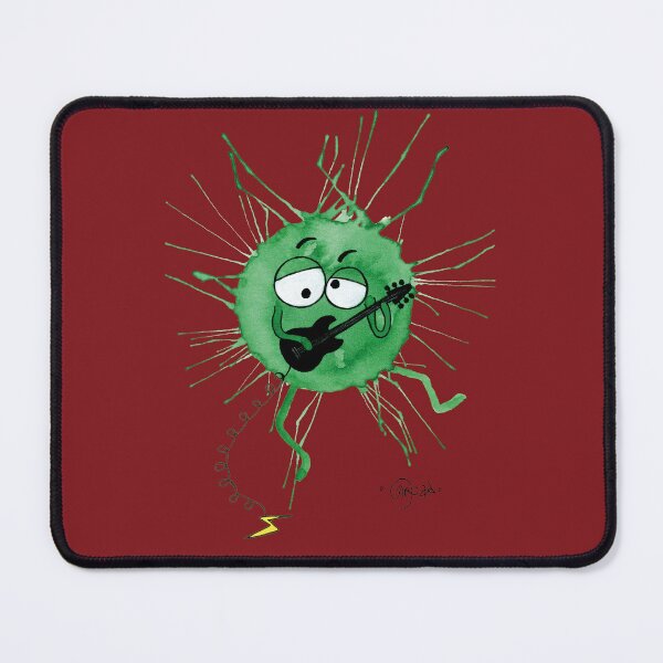 Item preview, Green Electric Guitar Puffball designed and sold by CaryadArtwork.