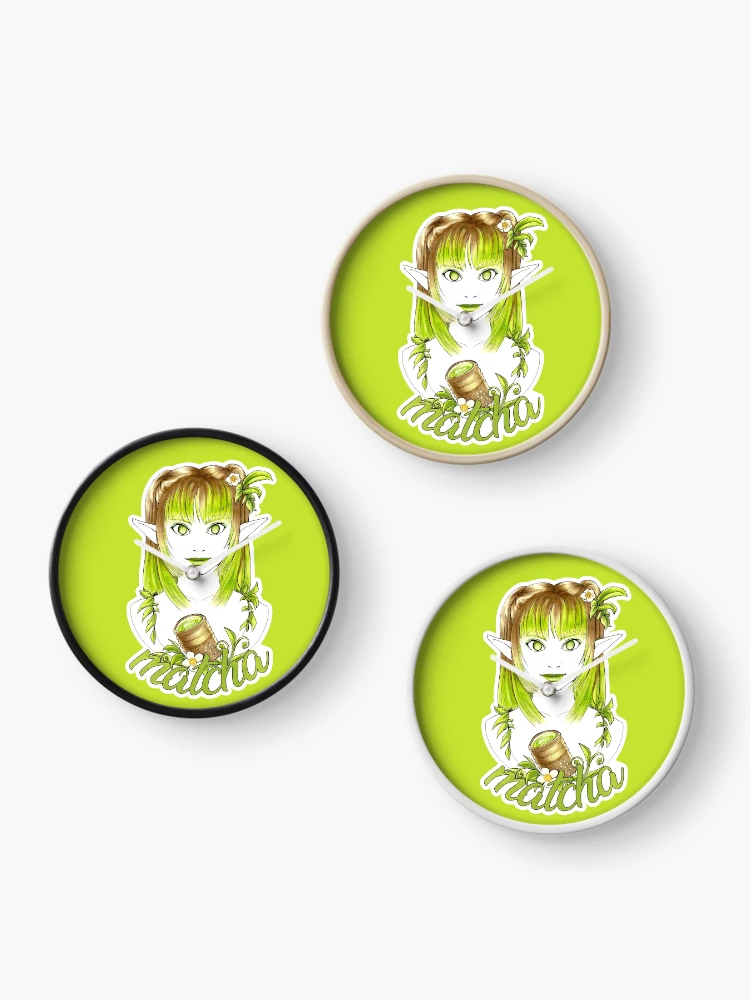 Thumbnail 3 of 4, Clock, Matcha designed and sold by Ranefea.